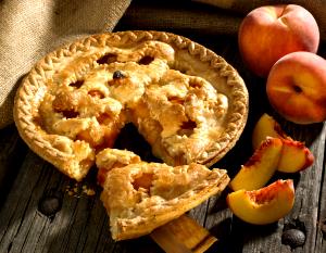 1 Pie (9" Dia) Peach Pie (Two Crust)