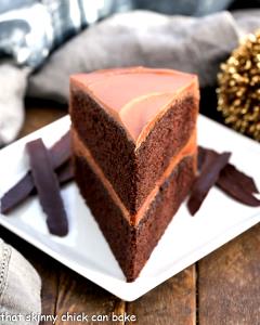 1 Piece (1/10 8" Or 9" Dia) Chocolate Cake with Mayonnaise or Salad Dressing without Icing