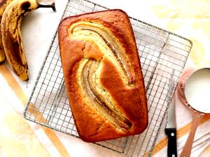 1 Piece (1/10 Loaf) Banana Cake without Icing