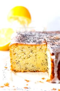 1 Piece (1/12 10" Dia) Poppyseed Cake without Icing