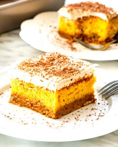 1 Piece (1/12 2-layer, 8" Or 9" Dia) Pumpkin Cake