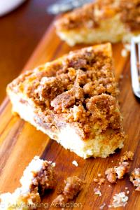 1 Piece (1/12 9" Square) Crumb or Quick-Bread Type Coffee Cake