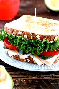 1 Piece 1/2 Turkey Sandwich
