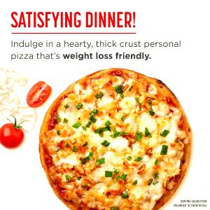 1 Piece (1/8 12" Dia) Thick Crust Pizza with Meat and Fruit