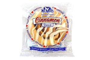 1 Piece (1/8 15 Oz Ring) Cinnamon Danish Pastry (Enriched)