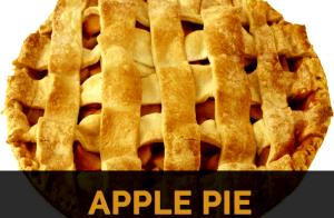 1 Piece (1/8 9" Dia) Apple Pie (Commercial, Enriched Flour)