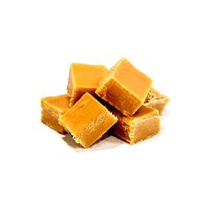 1 Piece 1 Cubic Inch Peanut Butter Fudge with Nuts