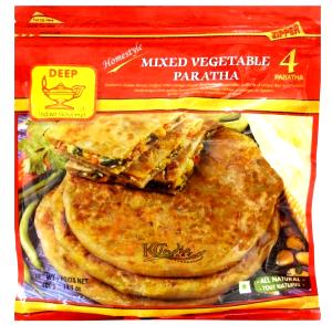 1 piece (100 g) Mixed Vegetable Paratha
