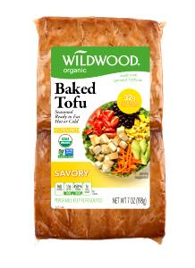 1 piece (100 g) Organic Baked Savory Flavor Tofu