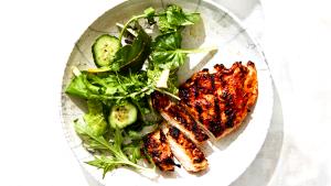 1 piece (112 g) Teriyaki Glazed Grilled Chicken Breast Fillets