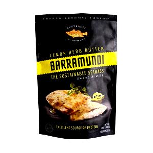 1 piece (113 g) Lemon Herb Butter Barramundi