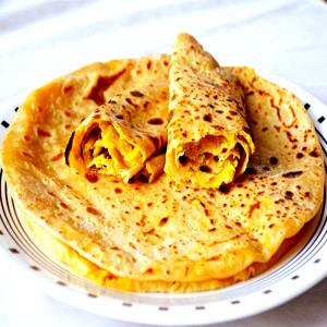 1 piece (117 g) Puran Poli