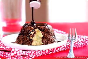 1 piece (135 g) Chocolate Banana Molten Cake