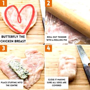 1 piece (140 g) Naked Mushroom Stuffed Chicken Breast