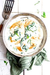 1 piece (142 g) Chicken Florentine