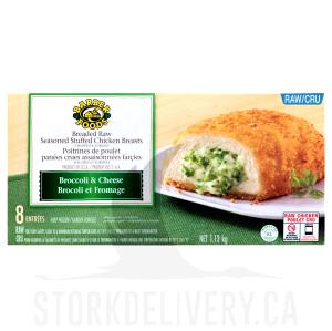 1 piece (142 g) Raw Stuffed Chicken Breast Broccoli & Cheese