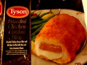 1 piece (168 g) Breaded Chicken Cordon Bleu