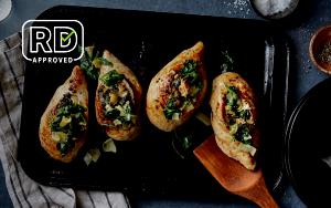 1 piece (170 g) Creamy Spinach Artichoke Stuffed Chicken Breast