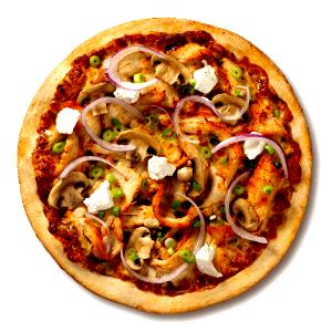 1 piece (184 g) Seasoned Crust Pizzeria - Grilled Chicken Mediterranean