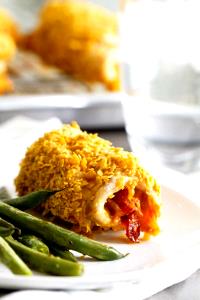 1 piece (184 g) Stuffed Grilled Chicken & Three Cheese Quesadilla