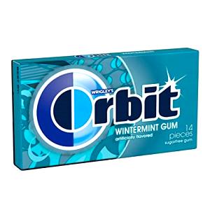 1 piece (1.9 g) Orbit Sugar Free Chewing Gum - Wintermint