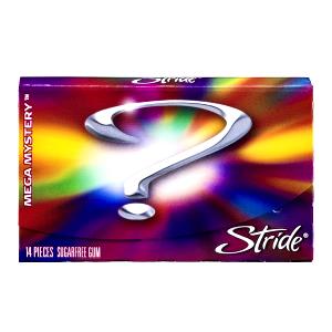 1 piece (1.9 g) Sugarfree Mega Mystery Gum