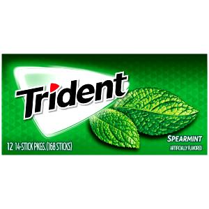1 piece (1.9 g) Sugarfree Spearmint Gum