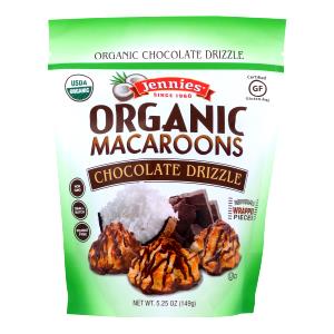 1 piece (21 g) Organic Macaroons Chocolate Drizzle