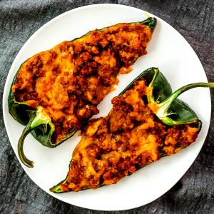 1 piece (212 g) Vegetable Stuffed Poblano Peppers