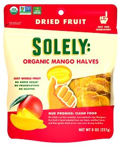 1 piece (23 g) 1 Whole Organic Mango