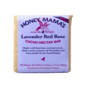 1 piece (24 g) Lavender Red Rose Cacao-Nectar Bar