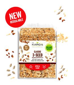 1 piece (25 g) Klassic 3 Seed Crispbread