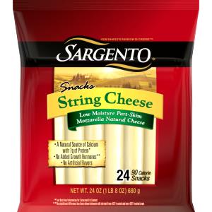 1 piece (28 g) Low Moisture Part Skim Mozzarella String Cheese