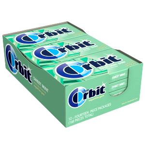 1 piece (3 g) Orbit Sugar Free Chewing Gum - White Melon Breeze