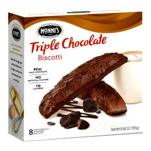 1 piece (34 g) Triple Chocolate Biscotti