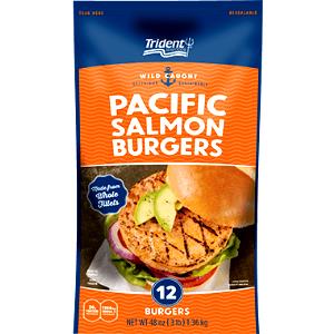 1 piece (4 oz) Pacific Salmon Burgers