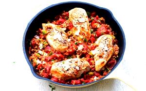 1 piece (4 oz) Spanish Chicken Skillet
