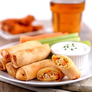 1 piece (42.5 g) Buffalo Chicken Spring Rolls