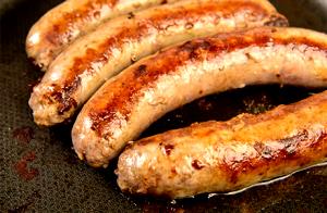 1 Piece (43.0 G) Beef Sausage, cooked