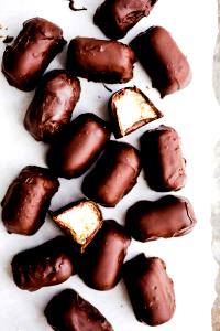 1 Piece (.5 Oz) Chocolate Covered Coconut Candy