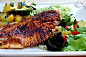 1 piece (6 oz) Southwest Style Tilapia Fillets