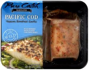 1 piece (6 oz) Tuscan Roasted Garlic Pacific Cod