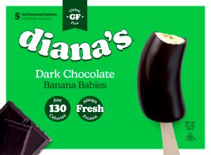 1 piece (60 g) Dark Chocolate Banana Babies