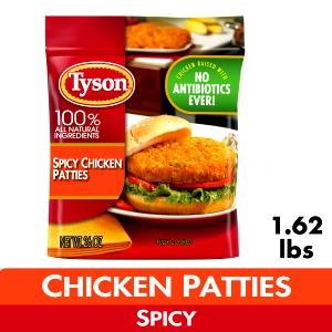 1 piece (76 g) Spicy Chicken Breast Patties