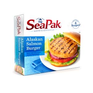 1 piece (79 g) Alaskan Salmon Burgers (79g)