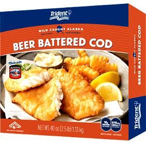 1 piece (85 g) Beer Battered Cod