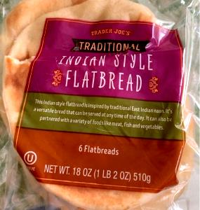 1 piece (85 g) Traditional Indian Style Flatbread