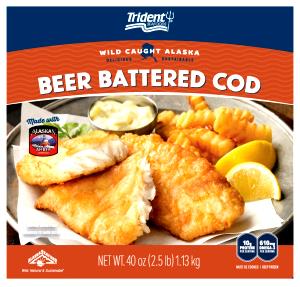 1 piece (86 g) Wild Alaskan Beer Battered Cod