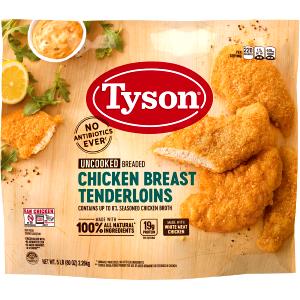 1 piece (91 g) Breaded Chicken Breast Tenderloins