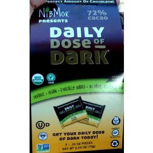 1 piece (9.9 g) Daily Dose of Dark